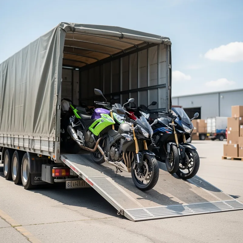 Transport d'une moto neuve : méthodes, prix et réglementation en 2026