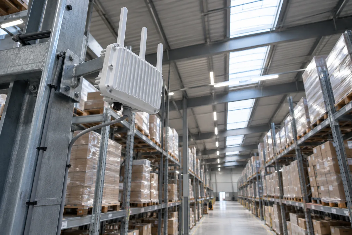 Wifi industriel en entrepôt : couverture et installation